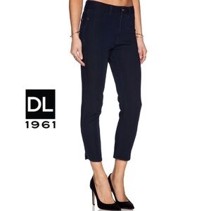 DL1961 “Bardot” High-Rise Cropped Skinny Jeans